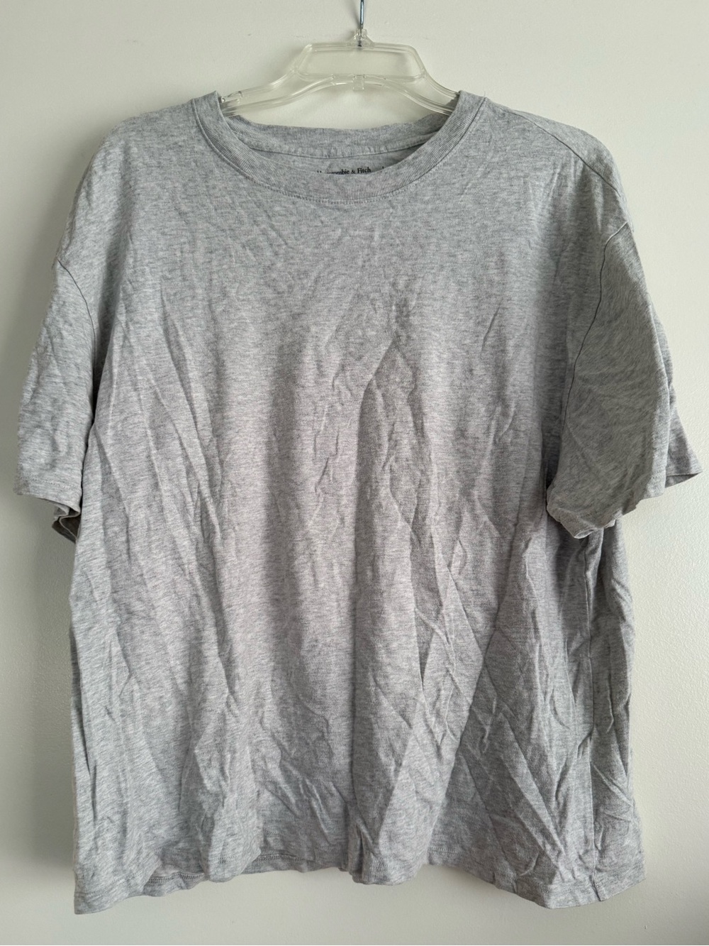 Abercrombie & Fitch Essential Easy Tee Shirt - Heather Gray